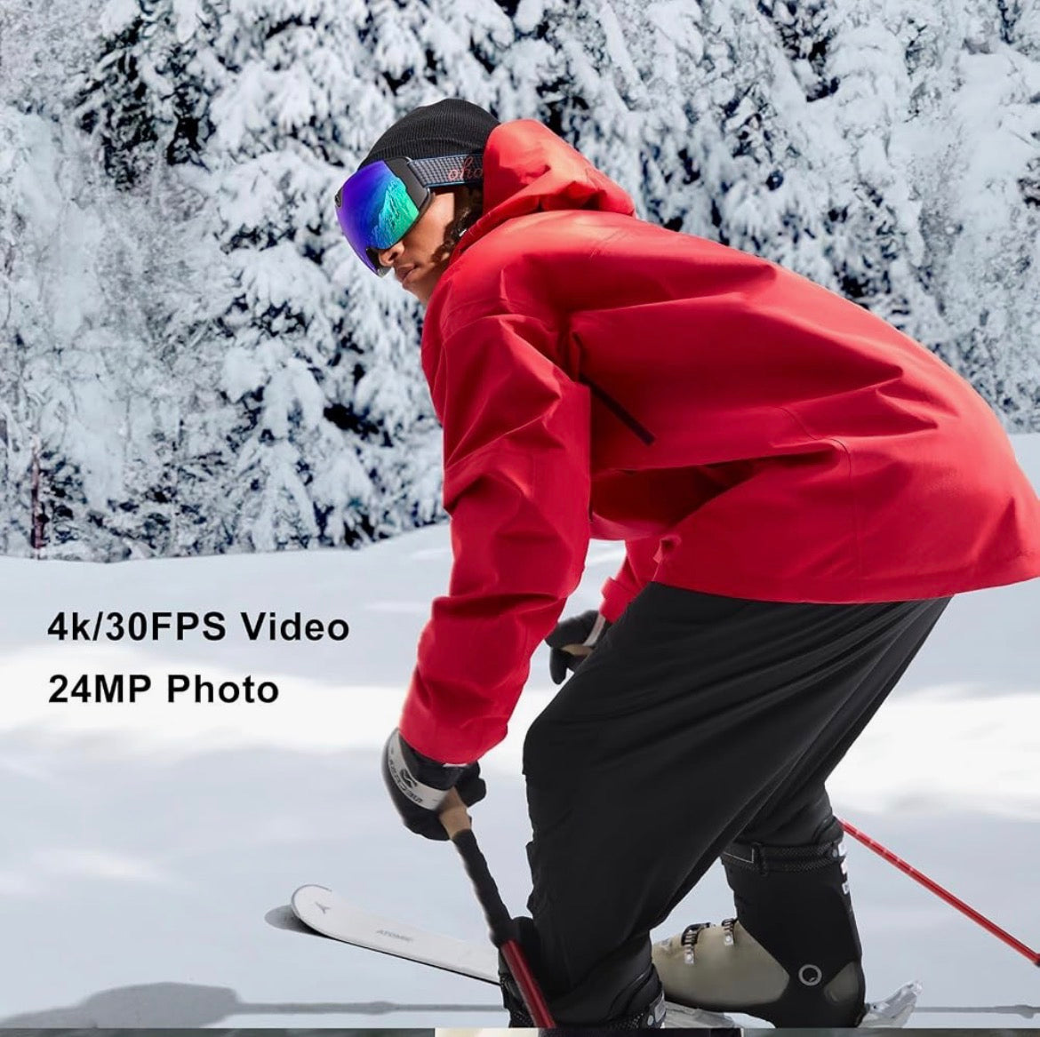 4K POV Camera Goggles